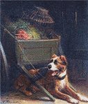 (image for) A Dog Cart With Vegetables